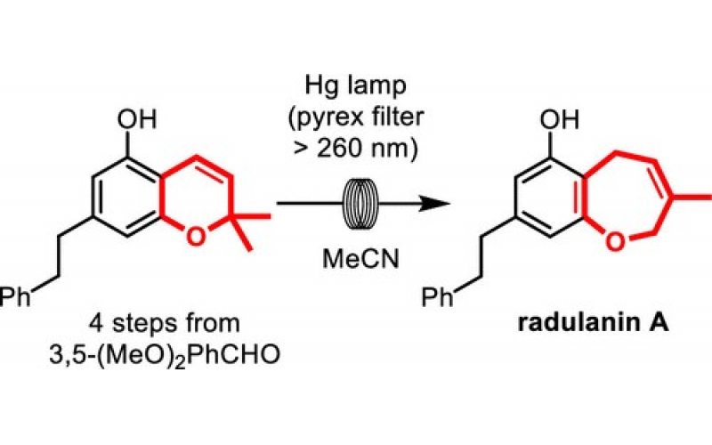 2,2-Dimethylchromene在流動中的光化學(xué)擴(kuò)環(huán)促進(jìn)植物毒性Radulanin A的全合成